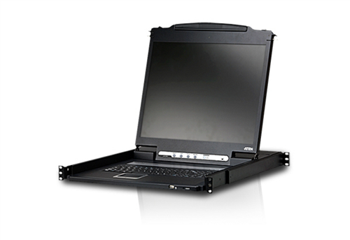 Lightweight KVM Console Drawer, 19in. LCD screen, for PS2/USB/VGA KVM