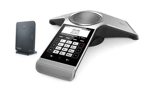 DECT wireless conference phone with W60B DECT base station
