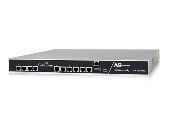 Unified Threat Management Appliance, VPN Router, Firewall, 10 10/100/1000 Ethernet ports, 14 Gbps Firewall Throughput, 1.4 Gbps UTM Thro