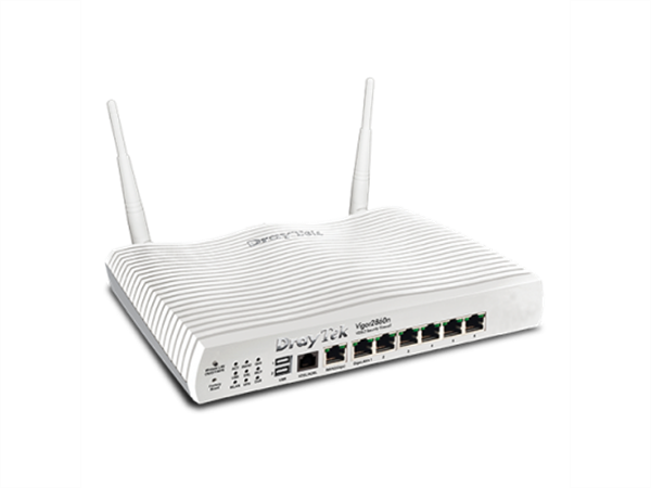 ADSL/VDSL/UFB Router, USB, 6xGigE LAN, VPN, QoS, VLAN, 802.11n WiFi