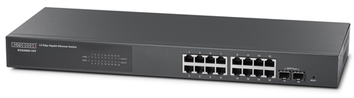 10/100/1000 Mbps (Gigabit) 16-Port Managed Switch with 2 SFP slots