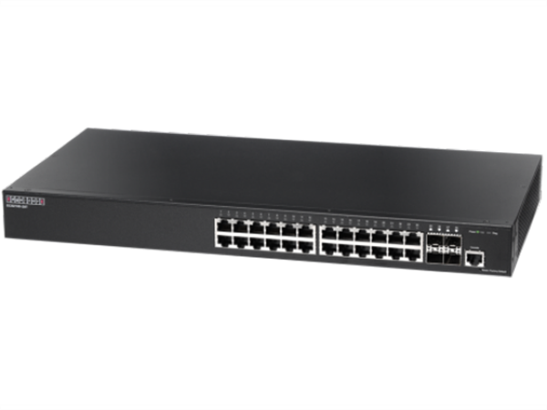 24-Port 10/100/1000 Mbps (Gigabit) Managed Switch with 4 Gigabit SFP slots