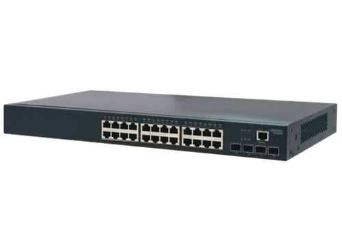 28-Port Gigabit Ethernet Aggregation Switch, with 4 x 10GigE SFP+