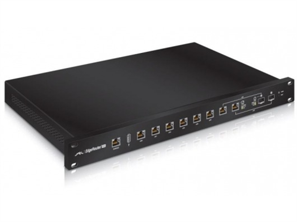 EdgeRouter Pro 8, 8-port Gigabit Router, 2 SFP Ports