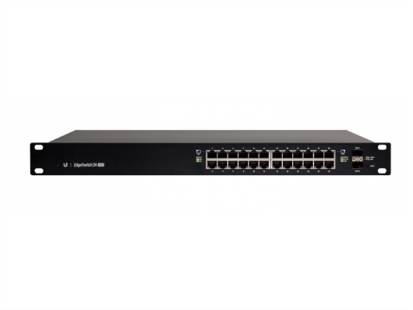 EdgeSwitch 24 Gigabit Ethernet Ports, 24V / 802.3af / 802.3at PoE, (250W max), 2 SFP Ports