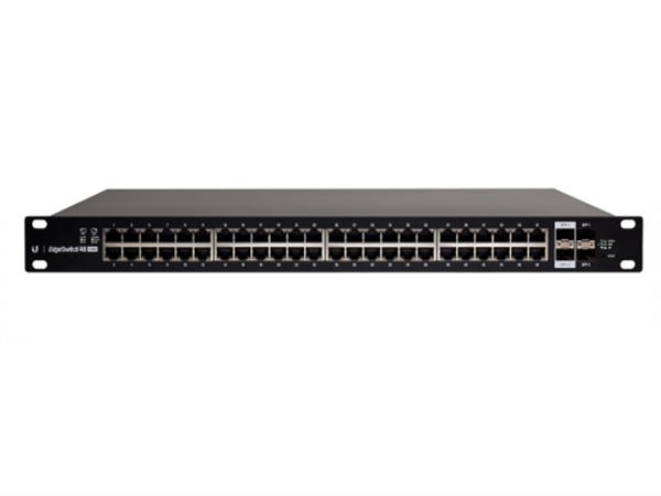 EdgeSwitch 48 Gigabit Ethernet Ports, 2 SFP+ Ports and 2 SPF Ports, 24V / 802.3af / 802.3at PoE (750W max)
