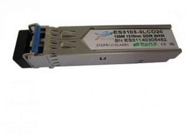 100Mbps Bi-directional SFP module, TX1550/RX1310nm, Single-mode, LC connector