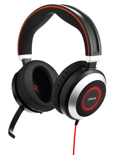 Evolve 80 Stereo Wired Headset, Wired, Noise Cancelling Microphone, UC