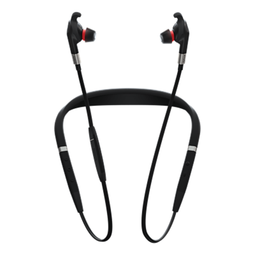 Evolve 75e Stereo Wireless Earbuds, Noise Cancelling Microphone, MS