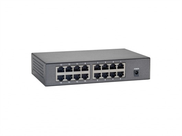 10/100 Mbps 16-Port PoE (Power over Ethernet) Switch, 115W Total PoE Power Budget