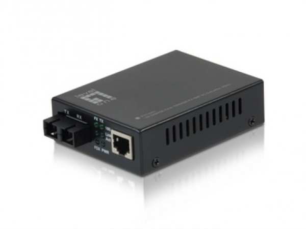 RJ45 to SC Fast Ethernet Media Converter, Single-Mode Fiber, 40km