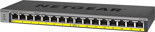 16-Port PoE/PoE+ Gigabit Ethernet Unmanaged Switch