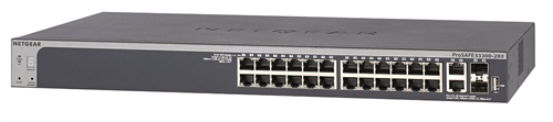 24-port Gigabit PoE Smart Switch 4x10G ports (2x RJ45 & 2x SFP+)