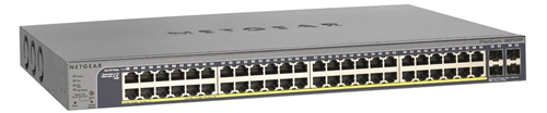 ProSafe 48-Port 10/100/1000 Mbps (Gigabit) Smart Switch, 2 shared SFP slots