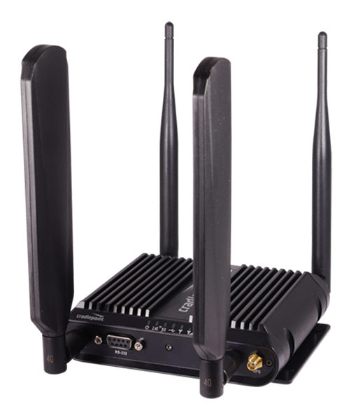 Rugged 3G/4G LTE router, 3x Ethernet, Serial, WiFi