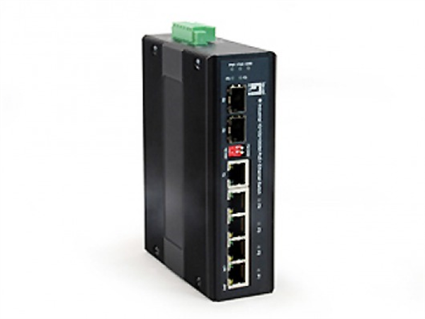 10/100/1000 MBPS 5-Port Industrial Ethernet Switch, Din-Rail Powered ...