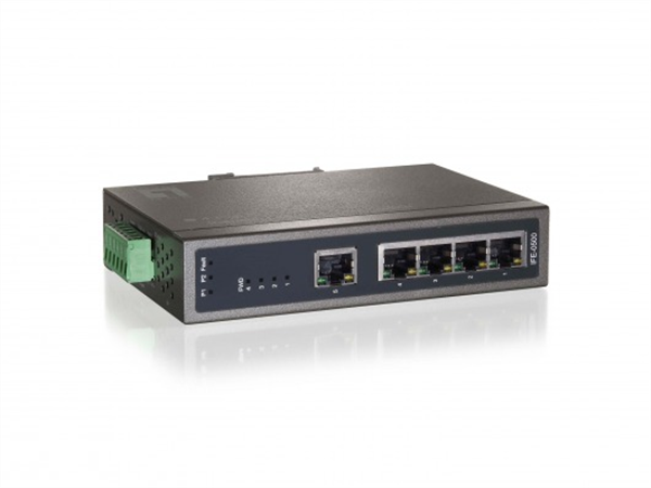 10/100 Mbps 5-port Industrial Ethernet Switch, 4 PoE Injector ports