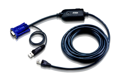 USB Cat5 KVM Adapter for KH15xxA, KH25xxA, KL15xxA series includes built-in 4.5m Cat5 cable