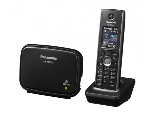 SIP (VoIP) DECT Base, One DECT Cordless Phone and Charger, with option to add up to 8 phones