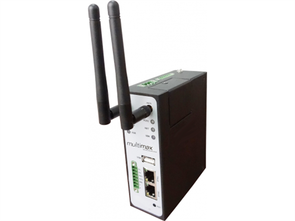 Rugged 4G Ethernet Router, 2 x LAN/WAN Ports, RS232, RS485