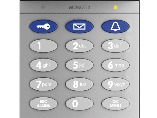 Keypad for T25 System with RFID Technology, Silver