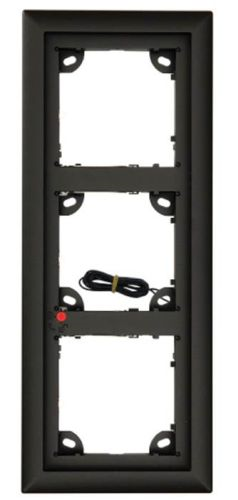 Triple Frame for Mobotix T25/T26 IP Video Door Station, Black