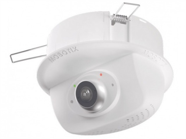 In-Ceiling 6MP Camera with Pan/Tilt positioning (add lenses), audio enabled