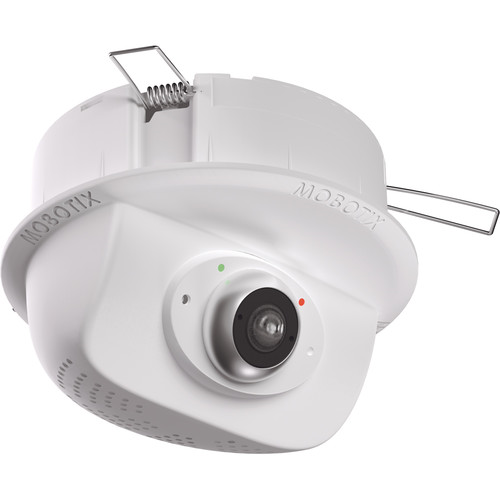 In-Ceiling 6MP Camera with Pan/Tilt positioning, 180 degree lens, audio enabled