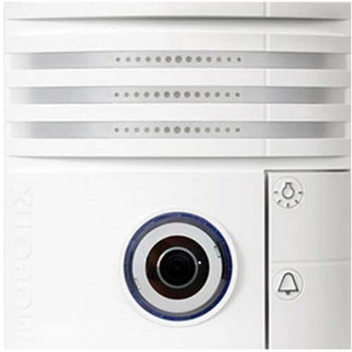 White Weatherproof IP Video Door Station Camera, 6MP, 180 Degree View, Night