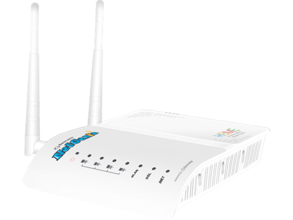 Secure ADSL/VDSL WiFi Router for home users, with parental controls