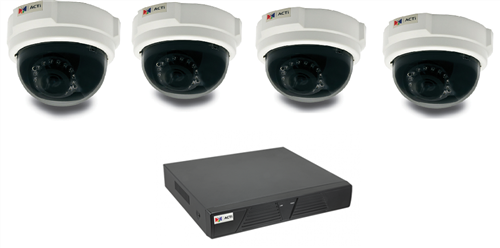 Complete IP camera kit for home or small business, 4x Cameras, 2TB NVR