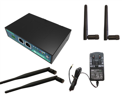 LTE Band 28 Router Kit, Dual SIM, 2xEth, WiFi, inc. PSU & antennas