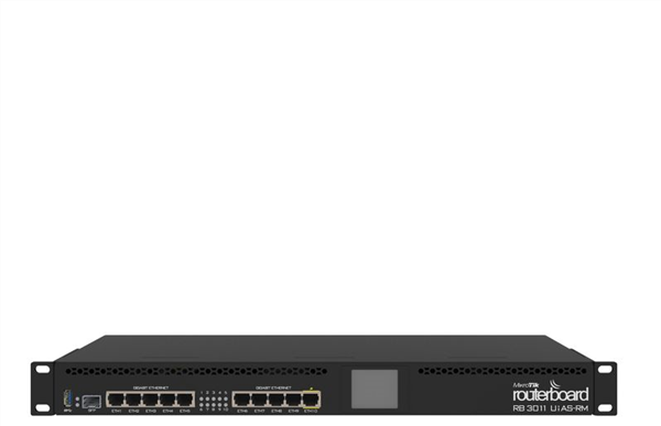 RouterBOARD 11 Port Gigabit Router, 10x 1Gbps Ethernet Ports, 1x SFP, PoE in/out