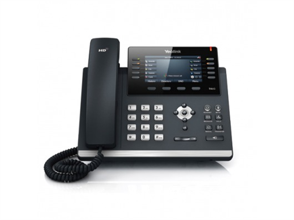 IP phone, Dual Gigabit Ethernet, 4.3in. 480 x 272 pixel color display with backlight, PoE, (AC Adapter optional)