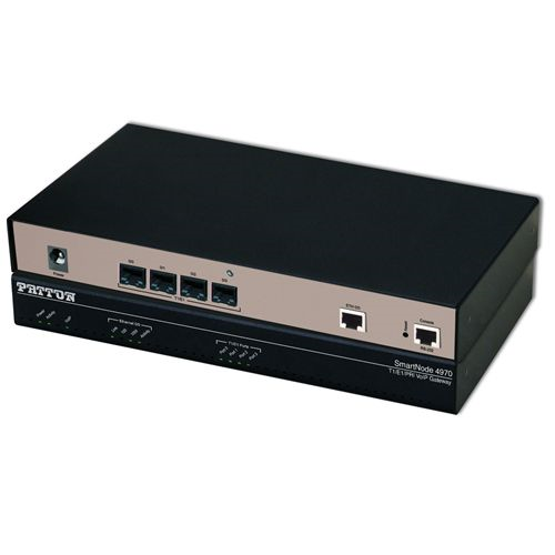 SmartNode 1 T1/E1 PRI VoIP GW-Router, 2x GigEthernet, 15 VoIP channels; upgradeable to 30, External UI Power, IPv6 ready