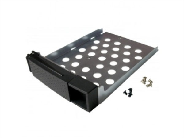 HDD Tray without key lock, black, plastic. For use with TS-x69L, TS-x19P+ series