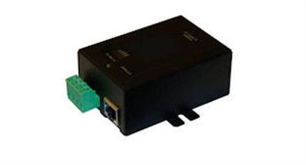 Gigabit PoE Injector, 48VDC 802.3af Out, 9-36V DC Input, Metal Case