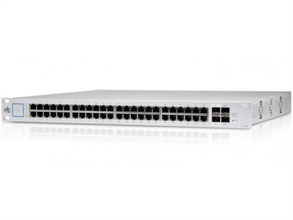 UniFi Switch 48 Gigabit Ethernet Ports, 24V / 802.3af / 802.3at PoE, (500W max), 2 10G SFP+ Ports, 2 SFP Ports