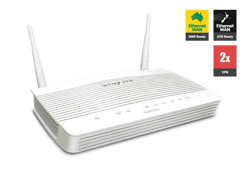 UFB Router/Firewall, QoS, VPN, 4x GigE LAN, 1x GigE WAN, Dualband WiFi