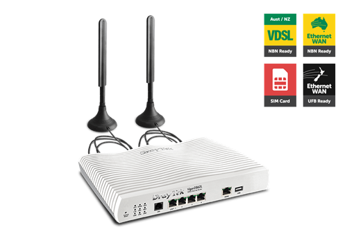 Triple WAN Router, LTE, ADSL/VDSL, UFB, 4x Gig LAN