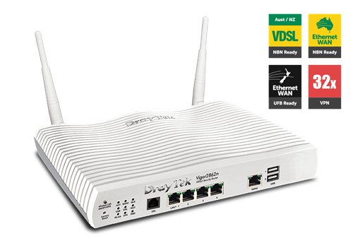 ADSL / VDSL / UFB WiFi Router with Firewall and VPN