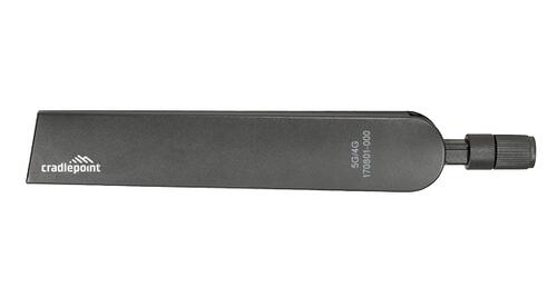 5G Cellular antenna, charcoal, 600 MHz - 6 GHz, SMA