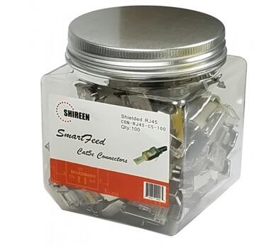 Shireen Cat5e RJ45 Shielded Smart Feed Connectors (100 pack)