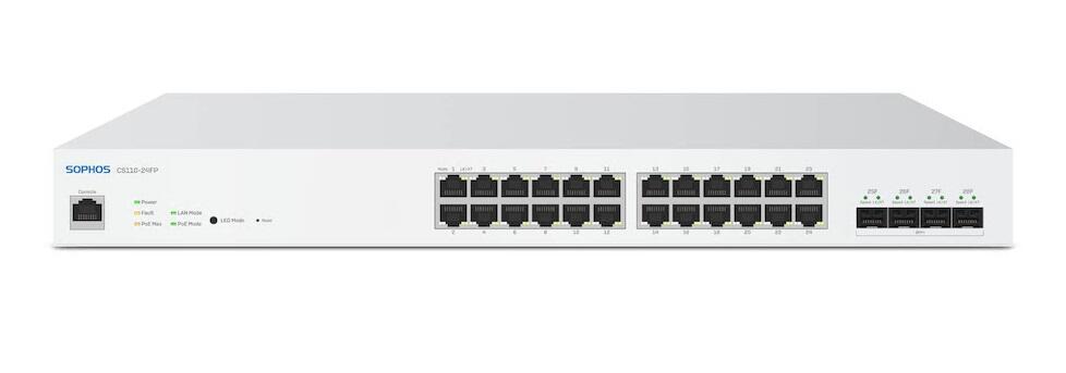 CS110-24 Managed Ethernet Switch, 24x 10/100/1000Base-T ports, 4x SFP+ 10G Ports