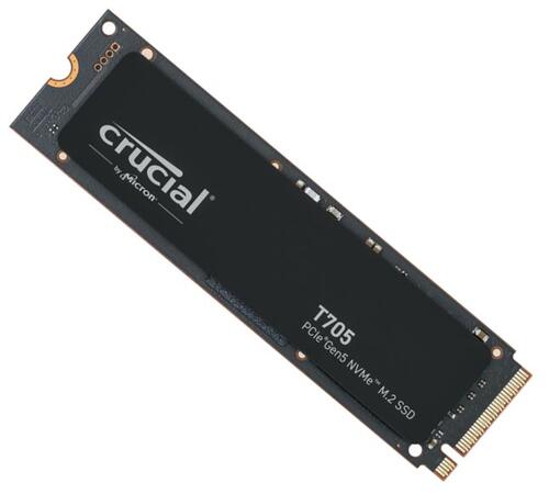 T705 4TB Gen5 NVMe SSD - 14100/12600 MB/s R/W 2400TBW 1500K IOPs 1.5M hrs MTTF