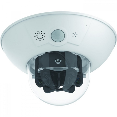 D16 Dome IP Camera 2x 6MP, Panorama 180 degree (Day)