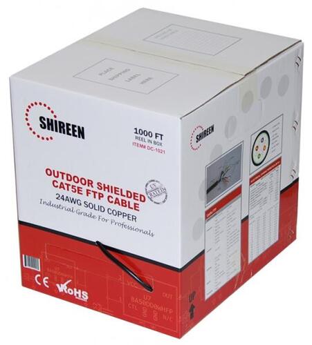 Shireen 305m Outdoor Cat5e FTP Shielded Cable