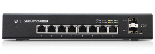 EdgeSwitch 8-Port Gigabit Ethernet Managed PoE Switch, 150W