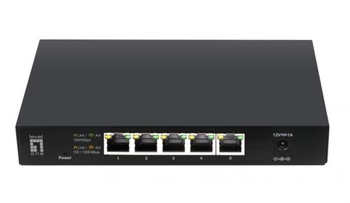 5-Port 2.5GigE Switch, Unmanaged, Desktop/Wallmount