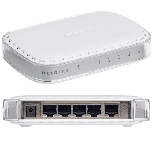 5-Port Gigabit Ethernet Switch, Unmanaged, Desktop Sized